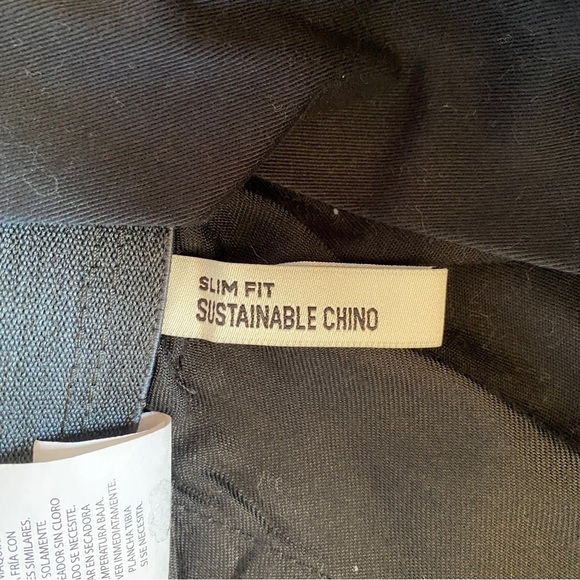 Haggar men’s 30x32 slim fit flat front straight leg black pants button zip - Picture 11 of 11